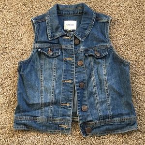 Cherokee denim vest